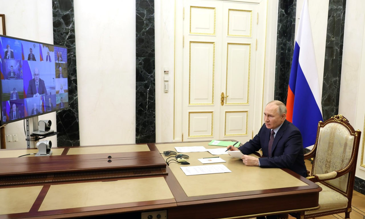 Сегодня Владимир Путин по видеосвязи провел заседание Совета при Президенте РФ по стратегическому развитию и национальным проектам